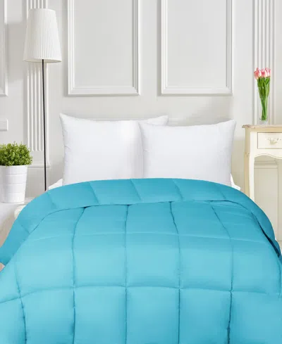 Superior Breathable All Season Down Alternative Comforter, Full In Blue