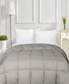 Superior Breathable All Season Down Alternative Comforter, Twin In Silver