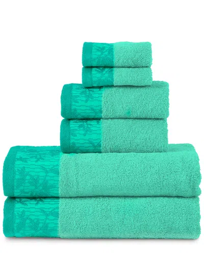 Superior Wisteria 6pc Super Absorbent Towel Set