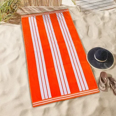 Superior Cabana Collection |100% Cotton Quick Dry Beach Towel In Pink