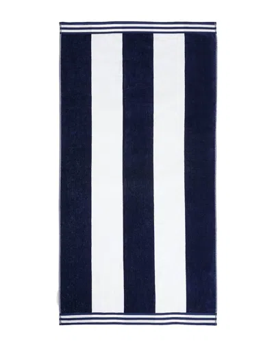 Superior Cabana Stripe Oversized Cotton Beach Towel In Multi