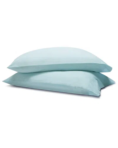 Superior Carmen 100% Cotton Linen Texture Vintage Wash Solid Percale Pillowcase Set