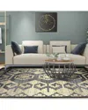 Superior Decklan Machine Washable Traditional Floral Rug In Multi