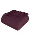 Superior Chevron All-season Cotton Blanket, King In Plum