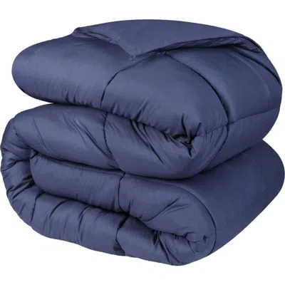 Superior Classic All-season Reversible Down Alternative Comforter In Blue
