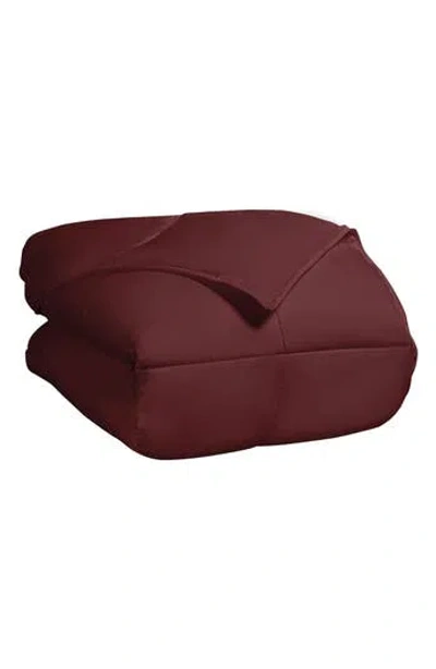 Superior Classic All-season Reversible Down Alternative Comforter In Burgundy