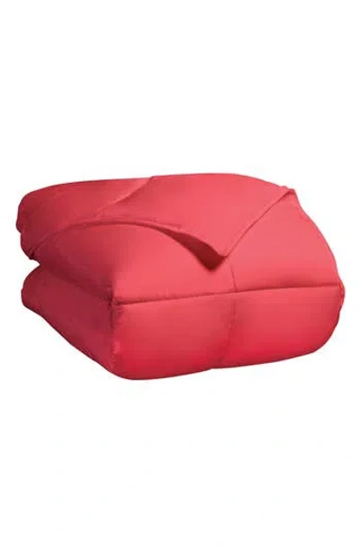 Superior Classic All-season Reversible Down Alternative Comforter In Red