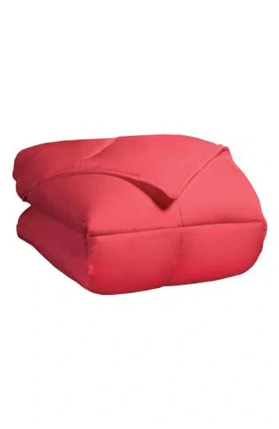 Superior Classic All-season Reversible Down Alternative Comforter In Red