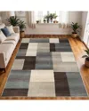 Superior Clifton Modern Patchwork Geometric Rug In Multi