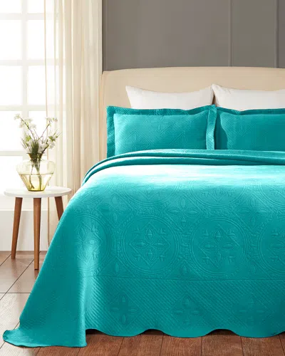 Superior Cotton Celtic Circle Matelasse Bedspread Set