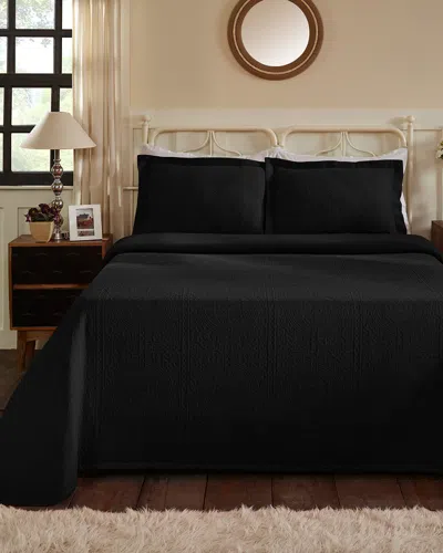 SUPERIOR SUPERIOR COTTON FLEUR DE LIS BEDSPREAD SET