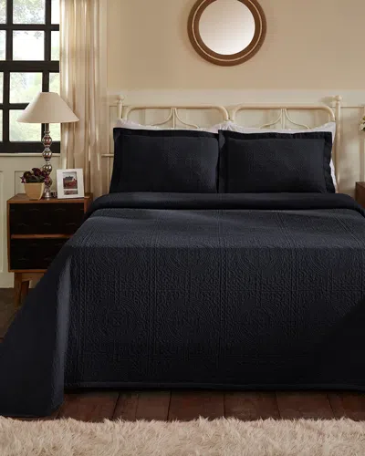 SUPERIOR SUPERIOR COTTON FLEUR DE LIS BEDSPREAD SET
