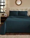 Superior Cotton Fleur De Lis Bedspread Set In Green