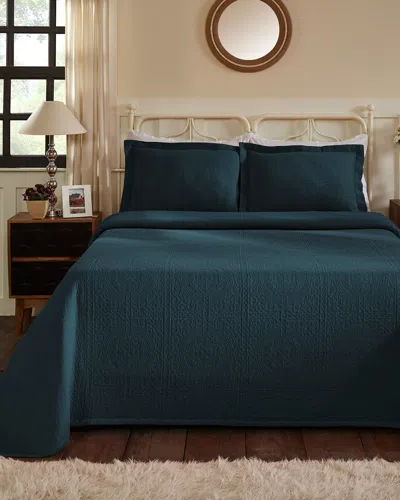 SUPERIOR SUPERIOR COTTON FLEUR DE LIS BEDSPREAD SET