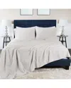 Superior Cotton Linen-blend Deep Pocket 4pc Bed Sheet Set