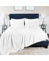 Superior Cotton Linen-blend Deep Pocket 4pc Bed Sheet Set