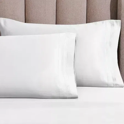 Superior Cotton Rich Blend Wrinkle Resistant 1500tc Pillowcase In White