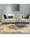 Superior Decklan Machine Washable Traditional Floral Rug In Multi