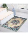 Superior Decklan Machine Washable Traditional Floral Rug In Pattern