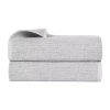Superior Destin Collection | 80% Cotton 20% Viscose 2-pc. Bath Sheet In Silver