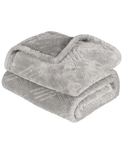 Superior Diamond Flannel Fleece Plush Ultra-soft Throw
