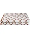 Superior 2pc Diamond Soft Absorbent Bath Sheet Set In Chocolate