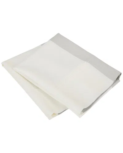 Superior Discontinued  600 Thread Count Cotton Rich Cabana Bold Stripe Pillowcases In Neutral