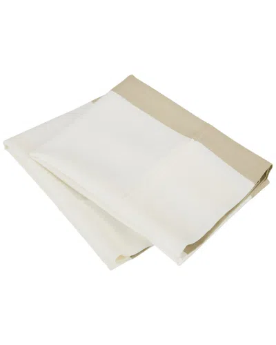 Superior Discontinued  600 Thread Count Cotton Rich Cabana Bold Stripe Pillowcases In Neutral