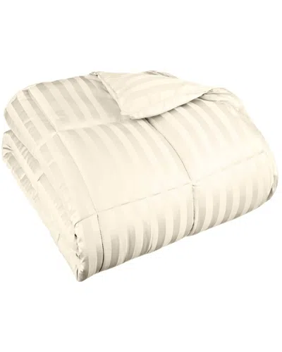 Superior Discontinued  Down Alternative Stripes Comforter In Neutral