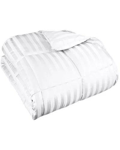 Superior Discontinued  Down Alternative Stripes Comforter In White