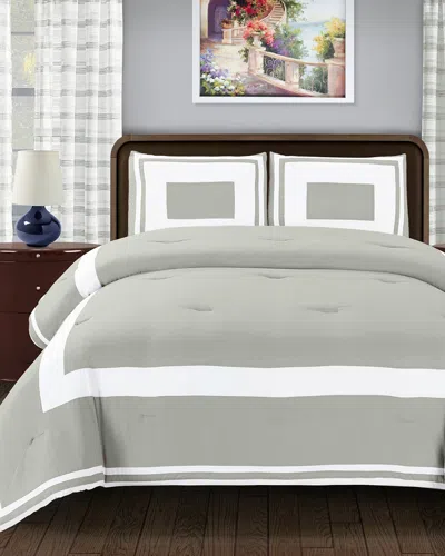 Superior Grammercy 3pc Modern Geometric Soft Breathable Bedding Set