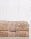 Superior Rayon From Bamboo Blend Solid 2pc Bath Towel Set
