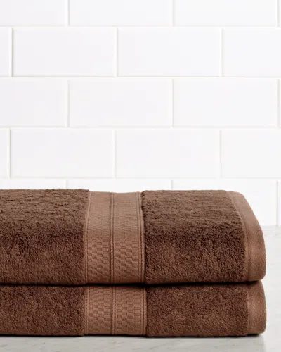 Superior Rayon From Bamboo Blend Solid 2pc Bath Towel Set