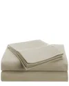 Superior Solid Wrinkle-resistant Deep Pocket Soft Sateen Weave Sheet Set In Neutral