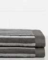 Superior Stripe 2pc Absorbent Bath Towel Set