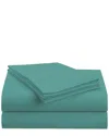 Superior Solid Wrinkle-resistant Deep Pocket Soft Sateen Weave Sheet Set In Blue