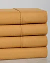 Superior 530 Thread Count Solid Combed Cotton Sheet Set In Brown