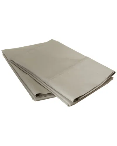 Superior Dnu  600 Thread Count Cotton Rich Pillowcase Set In Green