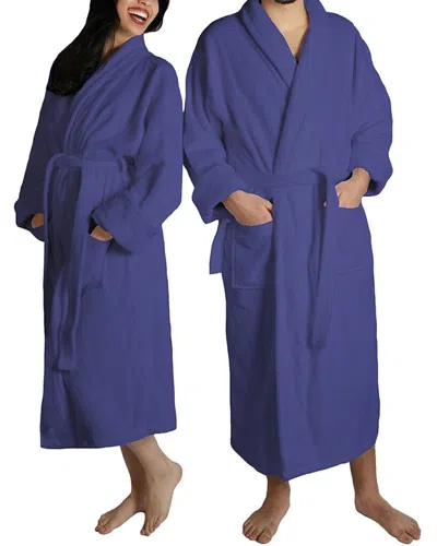 Superior Dnu  Women's Turkish Cotton Terry Ultra-plush And Absorbent Long Bathrobe