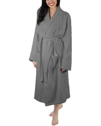 Superior Dnu  Women's Turkish Cotton Terry Ultra-plush And Absorbent Long Bathrobe