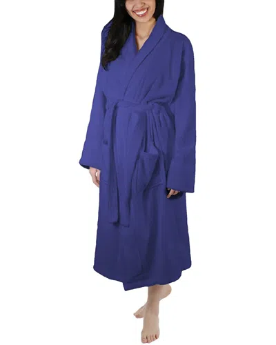 Superior Dnu  Women's Turkish Cotton Terry Ultra-plush And Absorbent Long Bathrobe