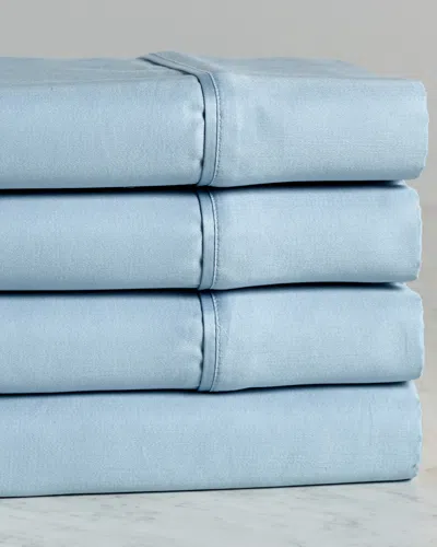 Superior Do Not Use  800tc 100% Egyptian Cotton Solid Sheet Set In Blue