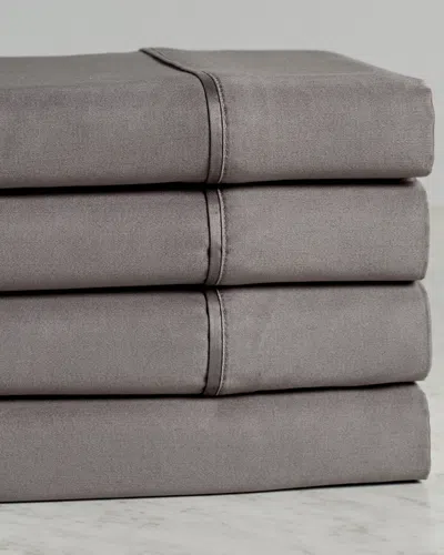 Superior Do Not Use  800tc 100% Egyptian Cotton Solid Sheet Set In Gray