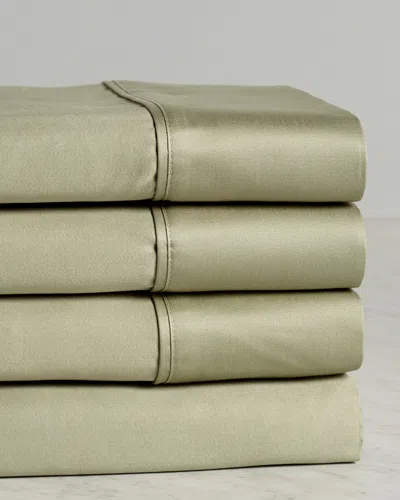 Superior Do Not Use  800tc 100% Egyptian Cotton Solid Sheet Set In Green