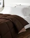 Superior Down Alternative Reversible Comforter In Brown