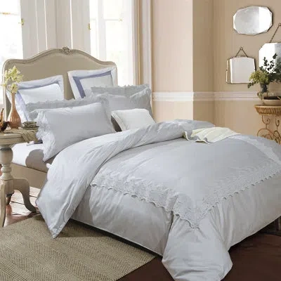 Superior Duvet Cover Set In Gray