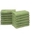 Superior Eco-friendly 12pc Solid Face Towel Set