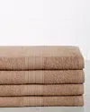 Superior Eco-friendly 4pc Solid Bath Towel Set