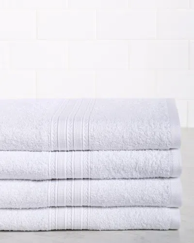 Superior Eco-friendly 4pc Solid Bath Towel Set