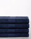 Superior Eco-friendly 4pc Solid Bath Towel Set